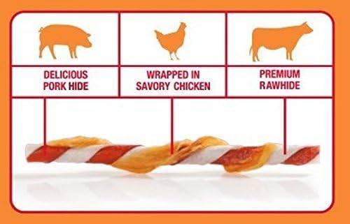 Good ‘n’ Fun Triple Flavor Twists twist-shape invites interactive chewing.