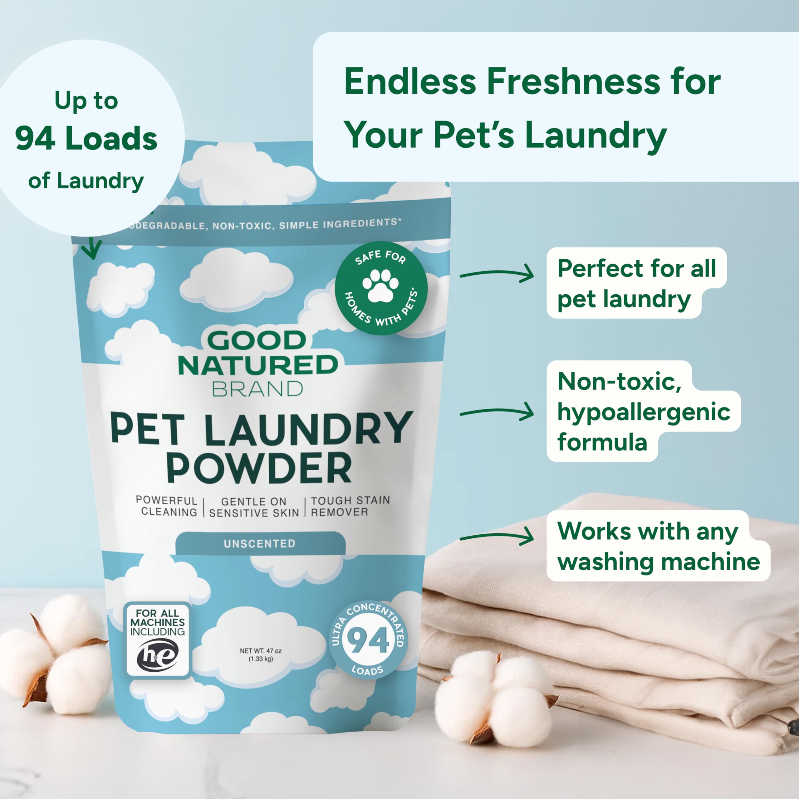 Good Natured Brand dog bed drool cleaning demonstrates deep cleaning for soft fabrics.