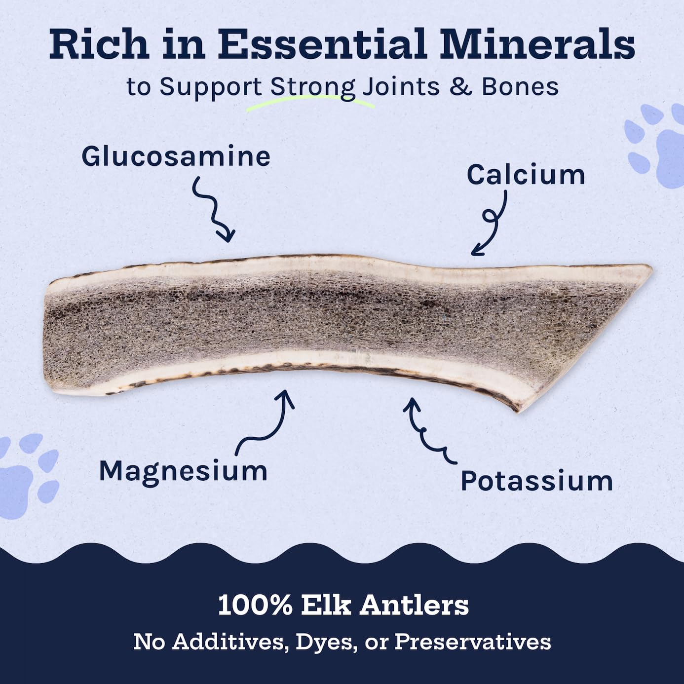 Good Trouble elk antlers provide stress-relief chewing ritual for dogs.