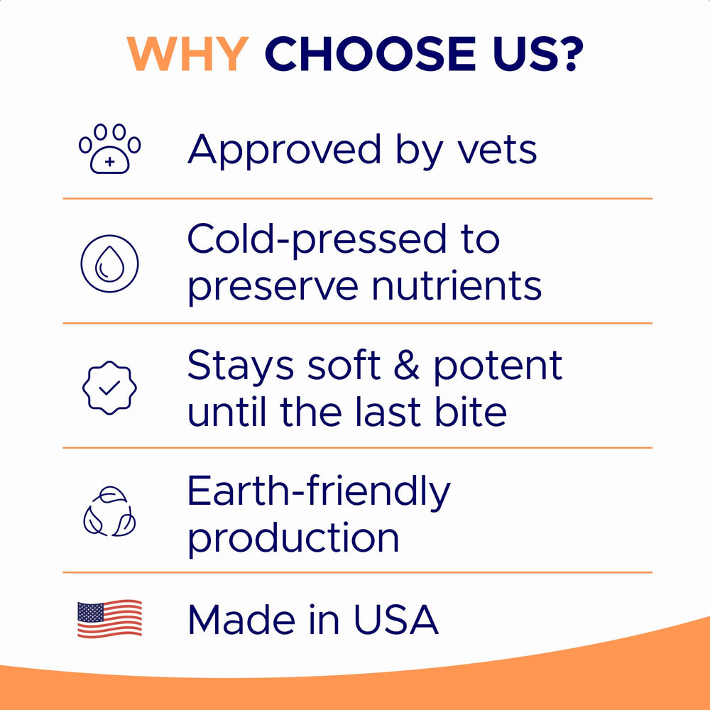 GoodGrowlies Dog Allergy Relief Chews ingredients label reveals fish oil and turmeric blend.