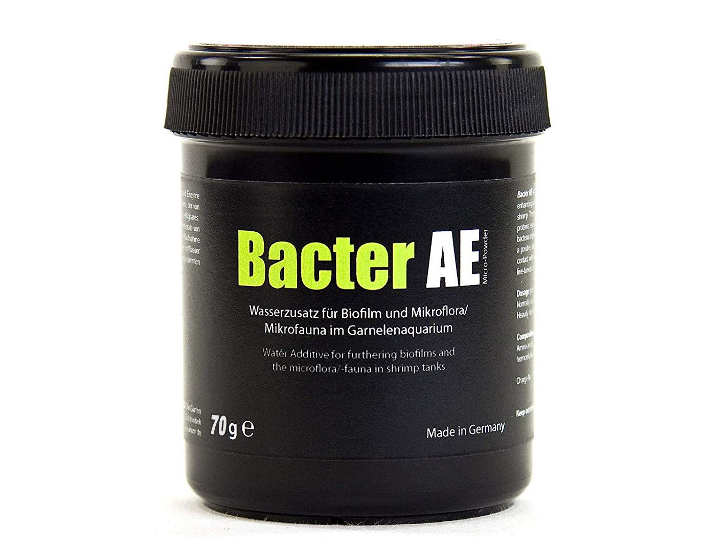 GOODGROWLIES GlasGarten Bacter AE water-quality support in shrimp tanks