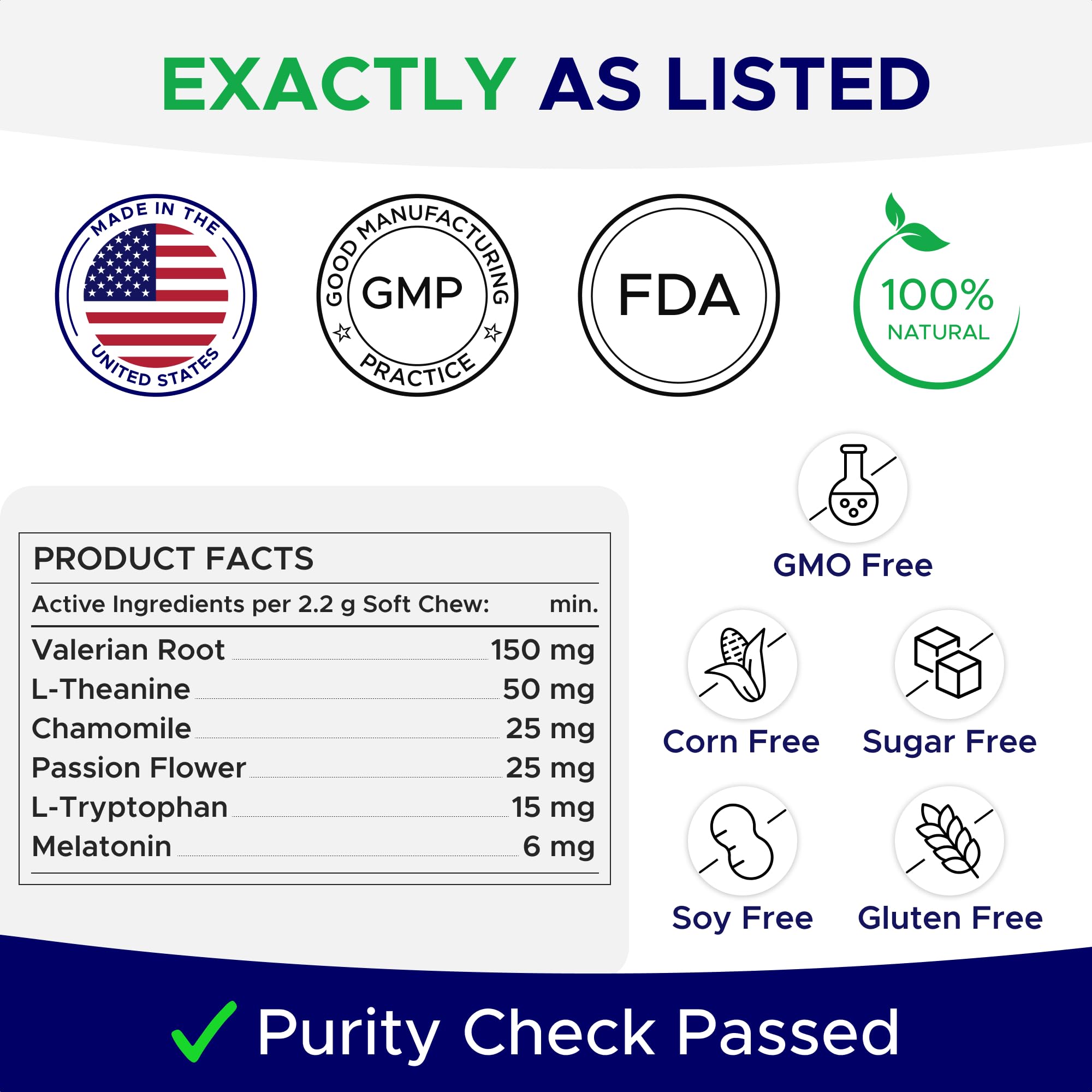 GOODGROWLIES melatonin dog treats dose spoon showcases easy measurement for consistent use.