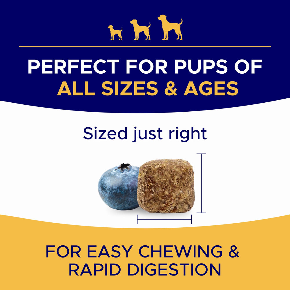 GOODGROWLIES Omega 3 dog chews all-sizes demonstrates suitability for small to large breeds.
