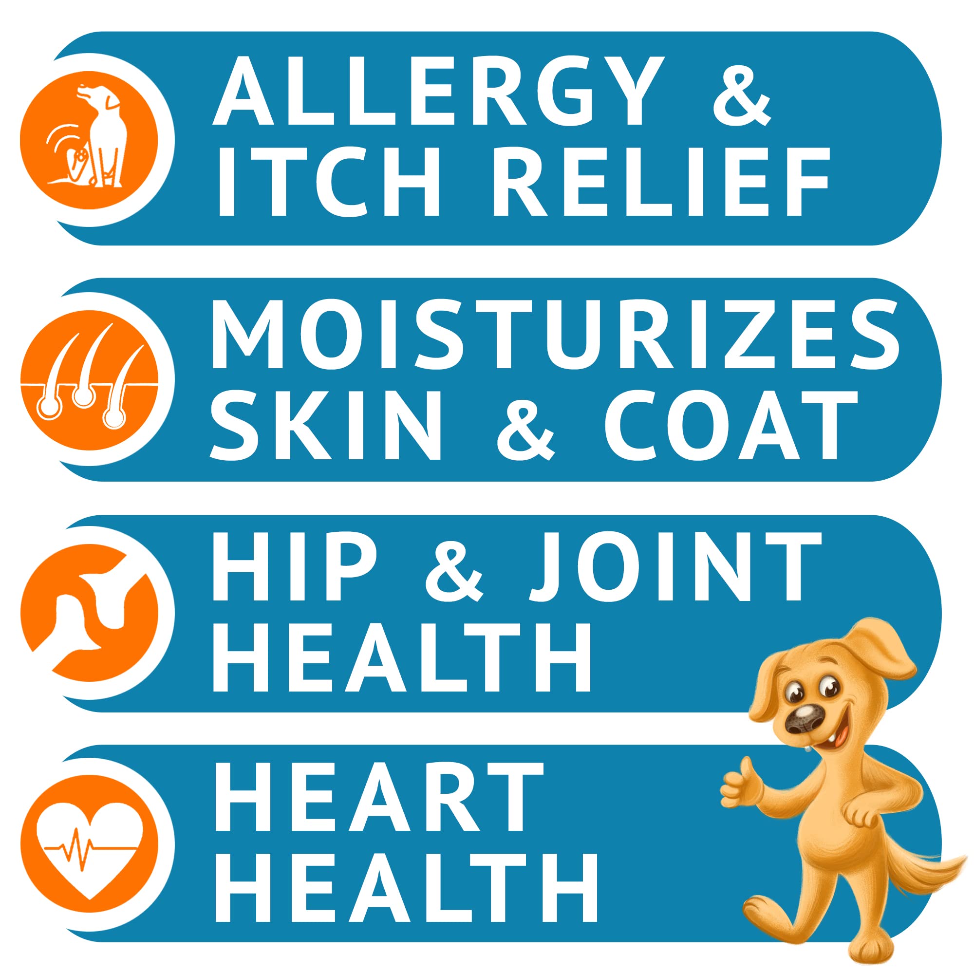 GOODGROWLIES skin-coat-dogs-bites chews support a shinier coat