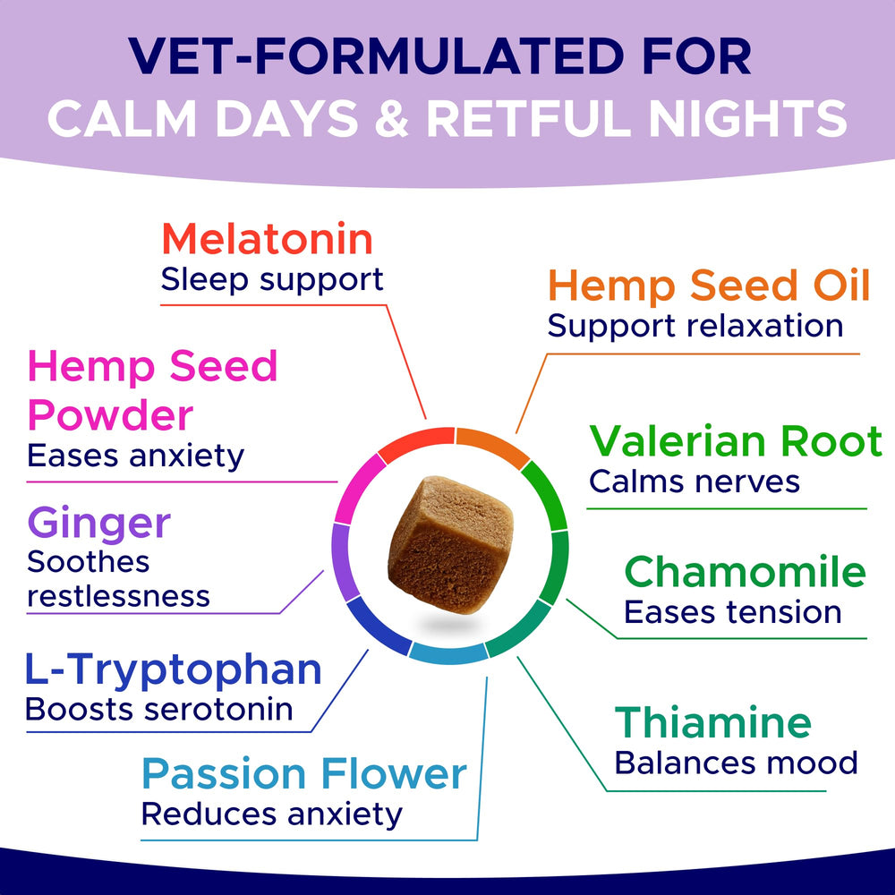 GOODGROWLIES treats help during storms or fireworks, supporting canine composure.