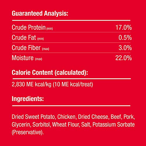 Good'n'Fun Tasty Treats Pack-4oz displays convenient treats for on-the-go rewards.