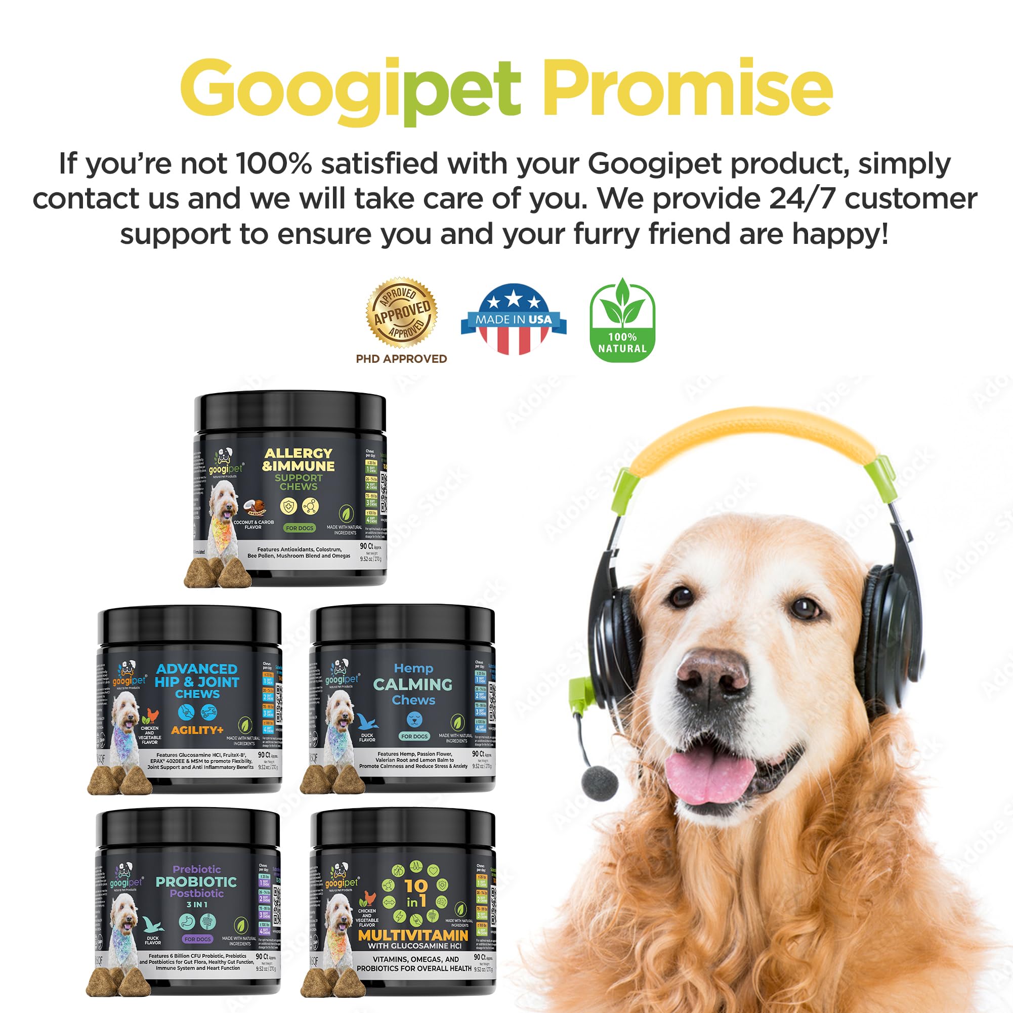 Googipet Omega-3 Fish Oil bottle, EPAX 4020EE for healthier skin and coat