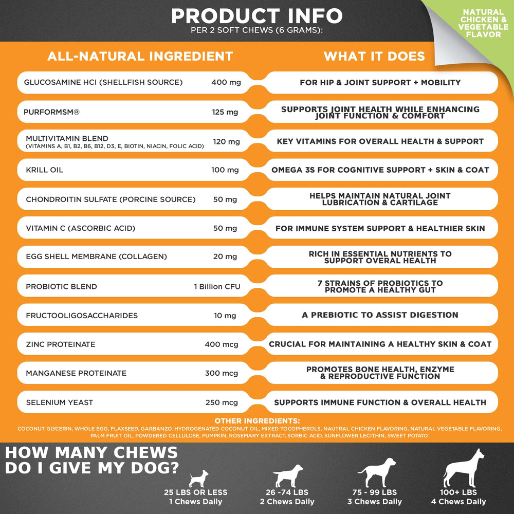 GOOGIPET Premium 10-in-1 soft chews close-up for easy daily routine.