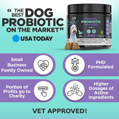 Googipet Probiotics soft chews closeup suggests tasty texture and gut-friendly nutrition.
