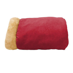 Goopaws burgundy bolstered entrance provides easy access for curious pets