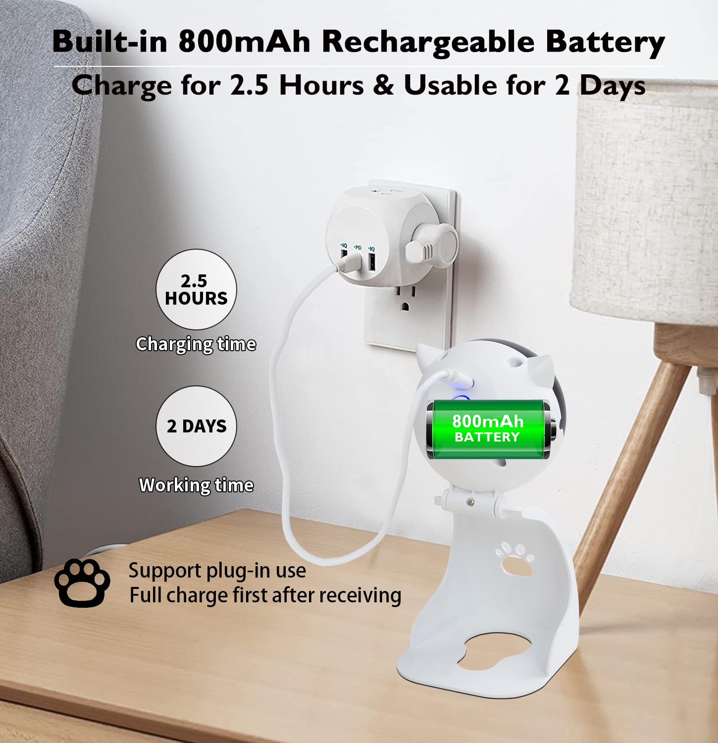 Goopow 3 speed modes tailor play for kittens and adults