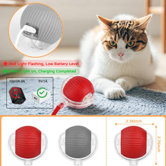 Goosheep cat ball blue light fast mode glows for quick play.