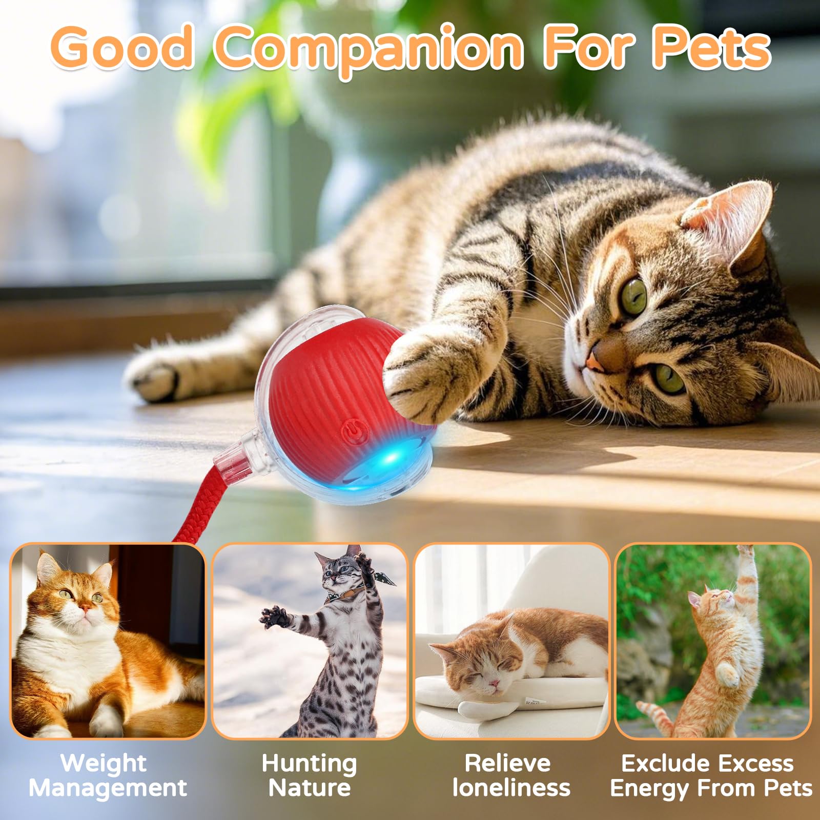 Goosheep cat ball 2-pack packaging shows gift-ready option.