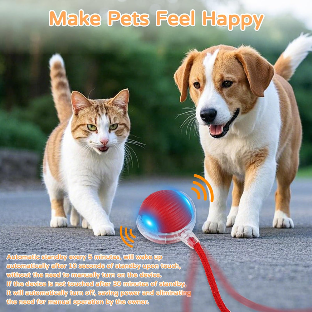 Goosheep cat ball yellow interactive mode invites interactive play sessions.