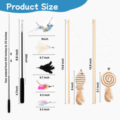 Goosheep extendable wand showcases adjustable reach for varied play sessions.
