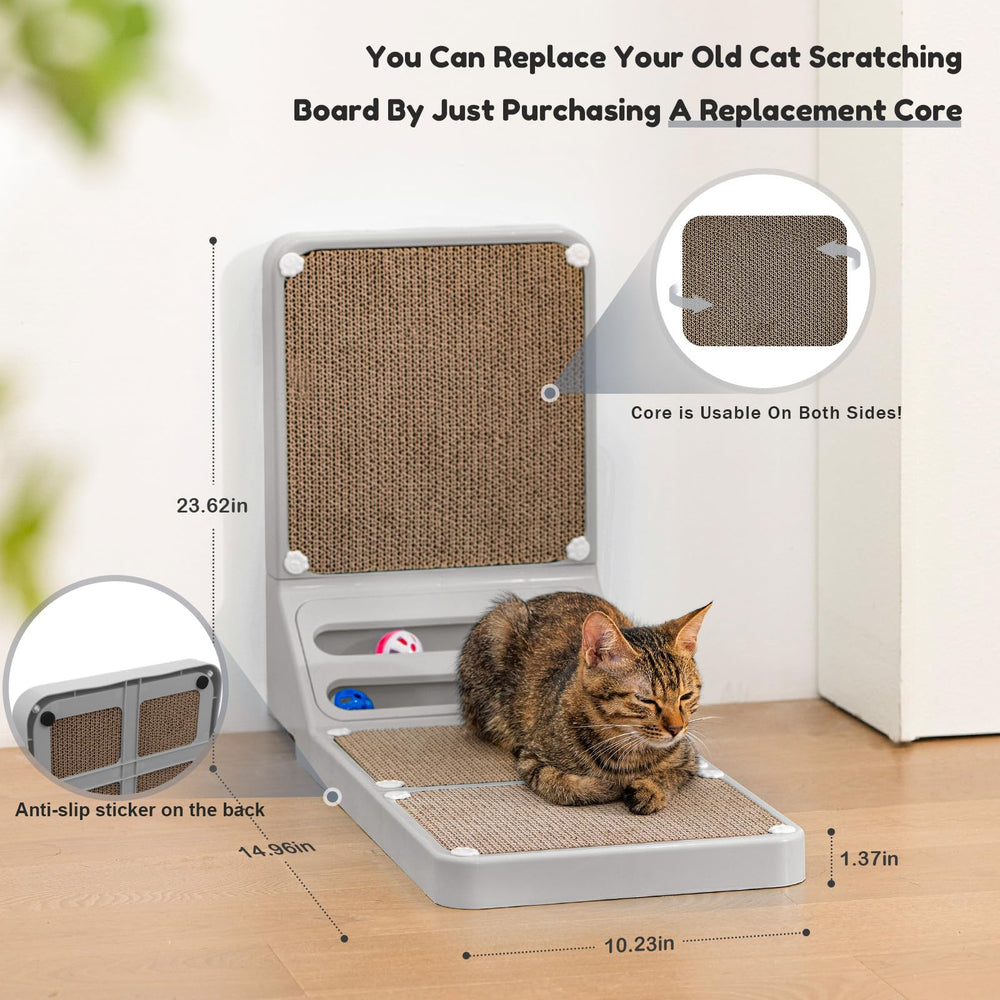Goosheep durable PP and BC cardboard withstand daily cat scratching.