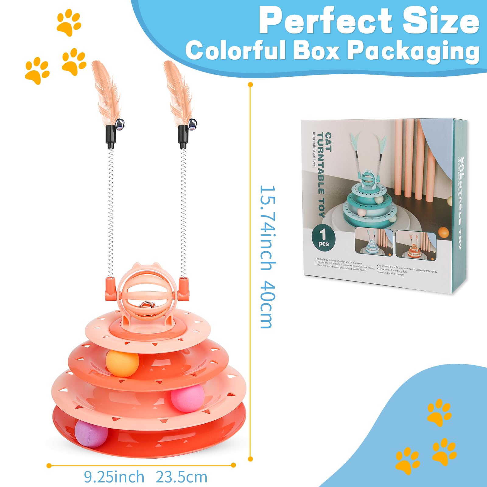 Goosheep non-slip base keeps the toy steady during play