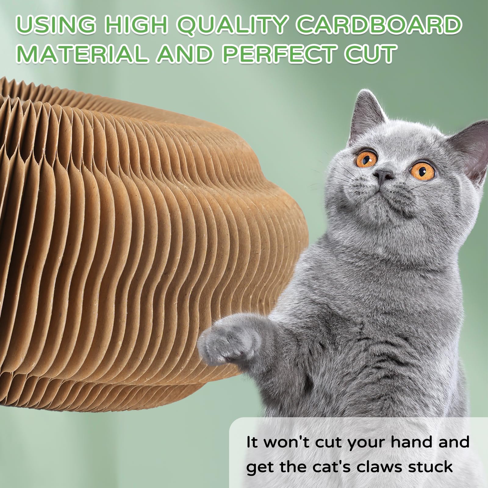 Goosheep safe-claw surface demonstrates gentle texture for daily scratching