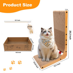 Goosheep Scratcher with Ball Toy adds interactive play for curiosity