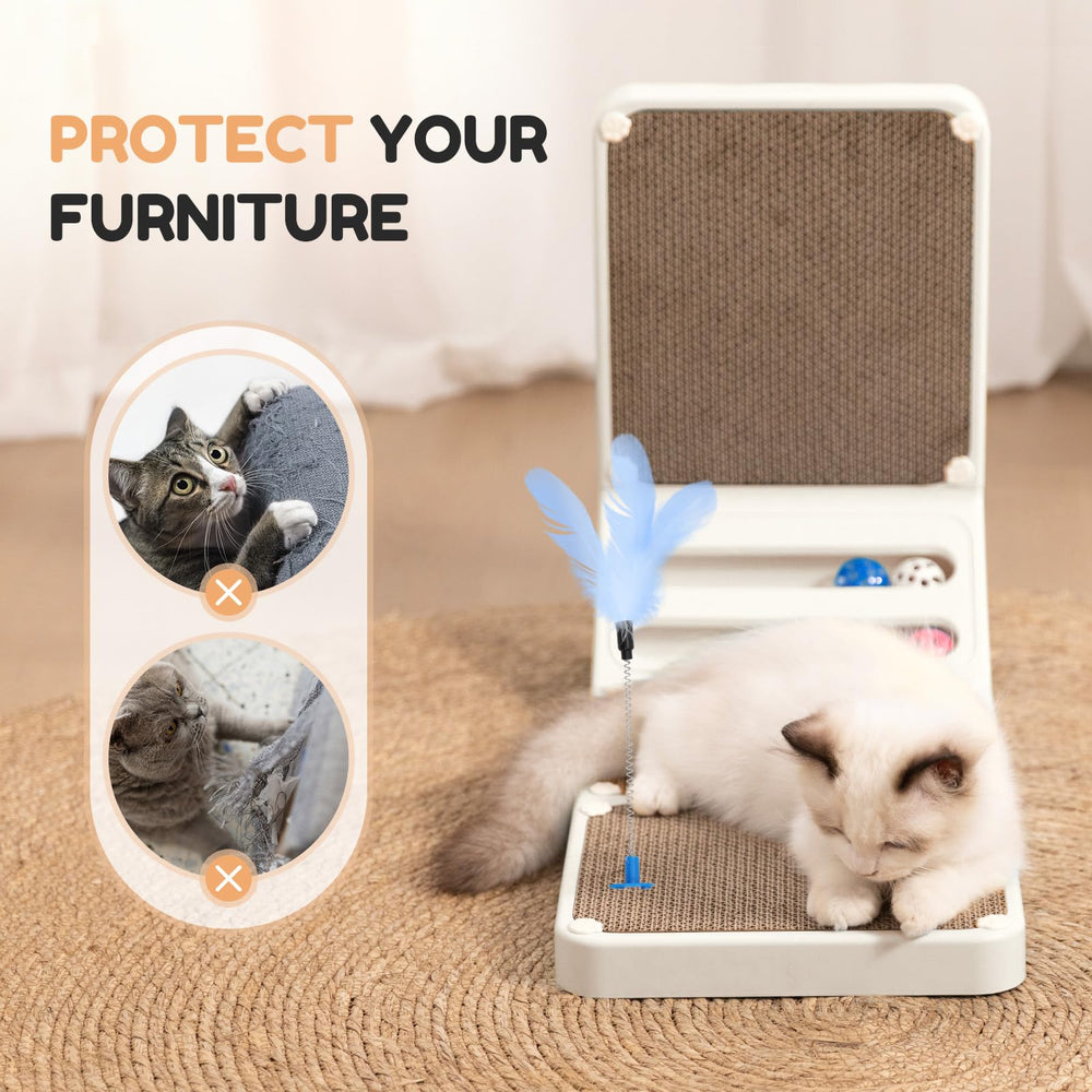 Goosheep sealed bottom prevents mess during scratching sessions.