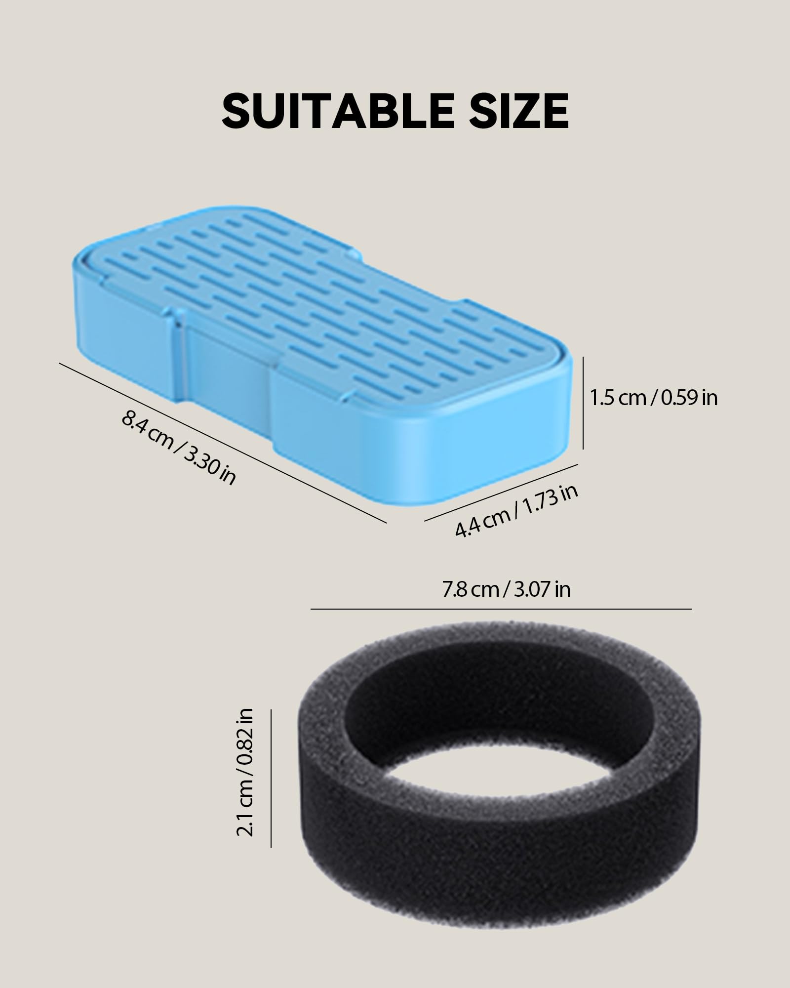GOOSTOO cation exchange resin filter close-up for mineral filtration