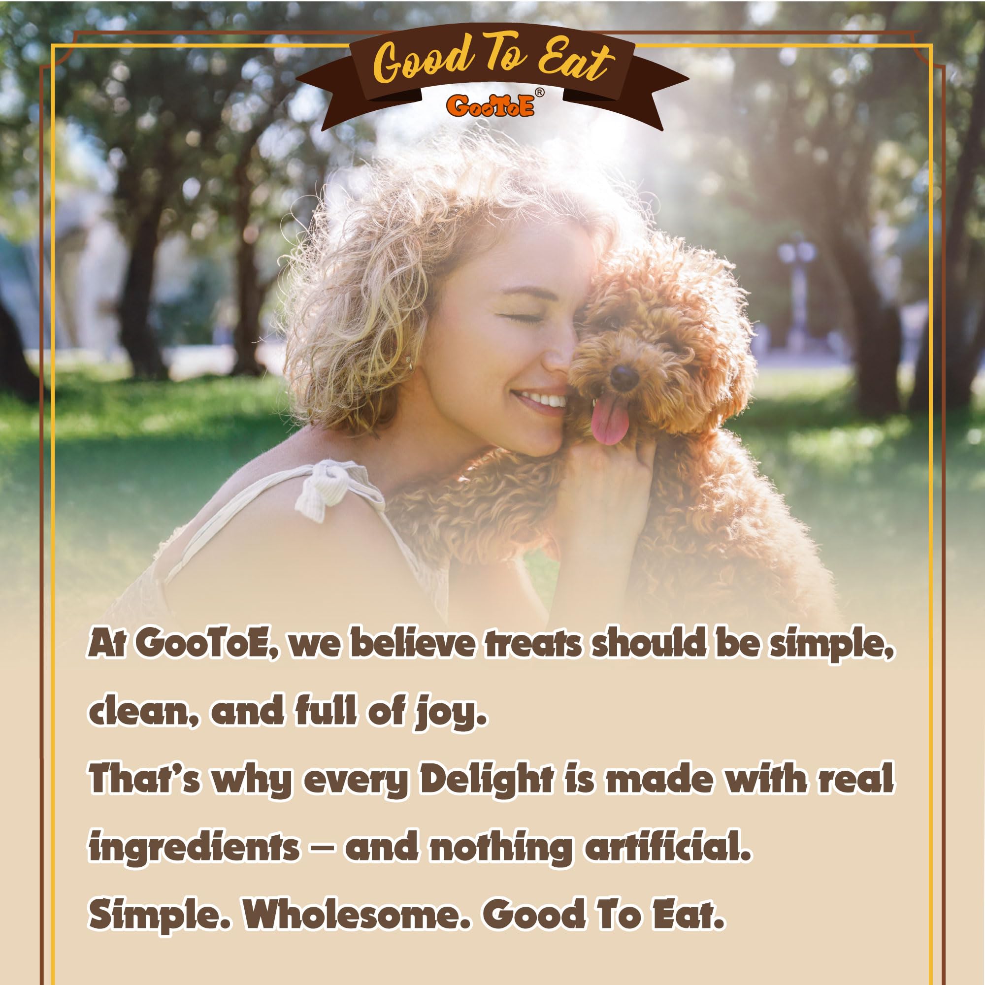 Gootoe Buffalo Dog Treats sized for medium dogs and rewards