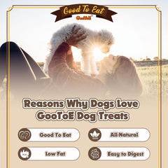 Gootoe gluten-free snack for dogs, easy-to-digest flavor