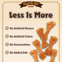 Gootoe hypoallergenic turkey tendon chew; gentle, digestible option with no artificial additives.