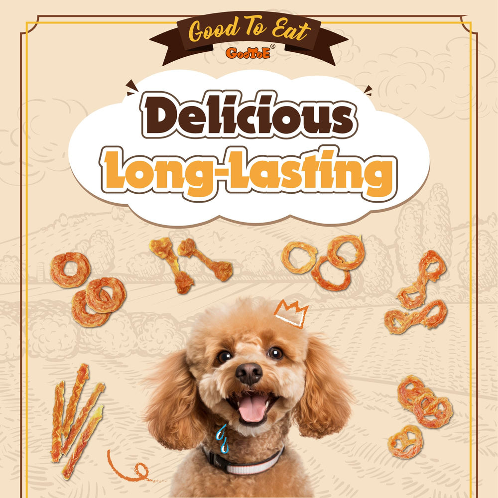 Gootoe turkey tendon long-lasting chew for medium breeds product shot