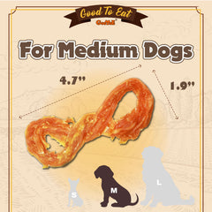 Gootoe turkey tendon dog treat usa-sourced close-up emphasizes premium ingredients and quality control