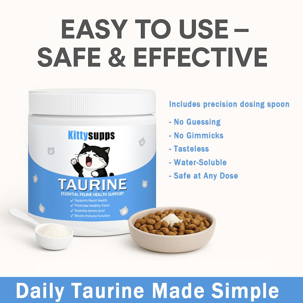 GOOVIP KittySupps taurine supports skin and coat health in cats