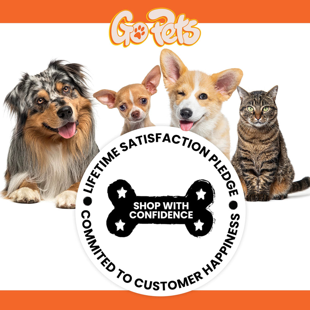 GoPets dual-sided brush helps keep homes clean by reducing shedding.