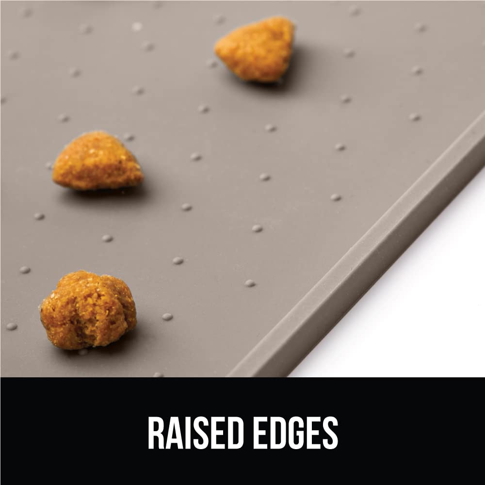 GORILLA GRIP award-winning design highlights durable spill-containment performance.