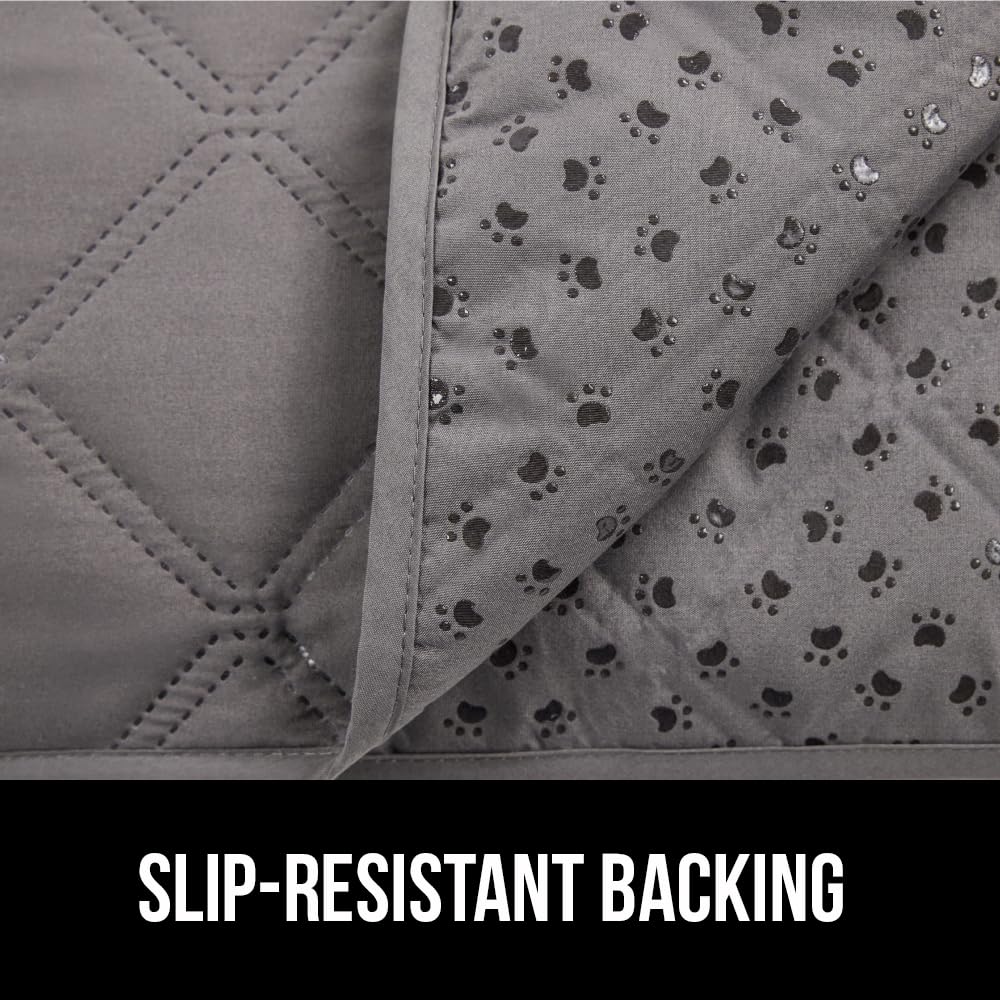 GORILLA GRIP bed cover fits sofa and sectional for full-room protection.