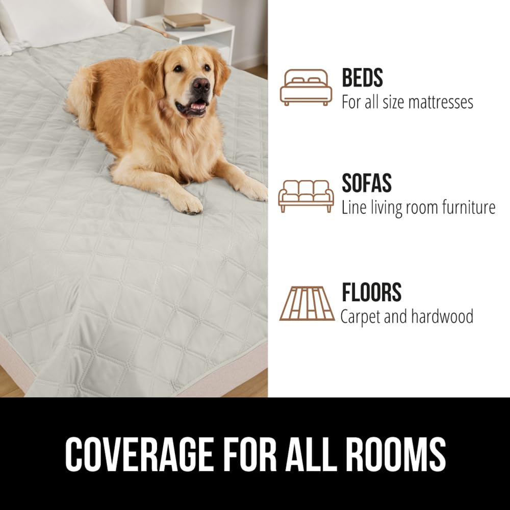 GORILLA GRIP bed cover in crate use for travel and protection.