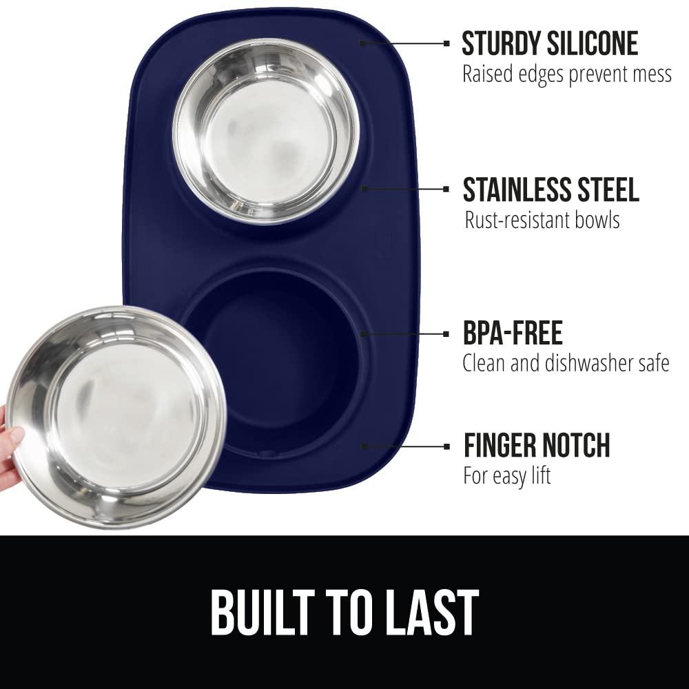 GORILLA GRIP bowls stainless steel 1 cup designed for small portions.