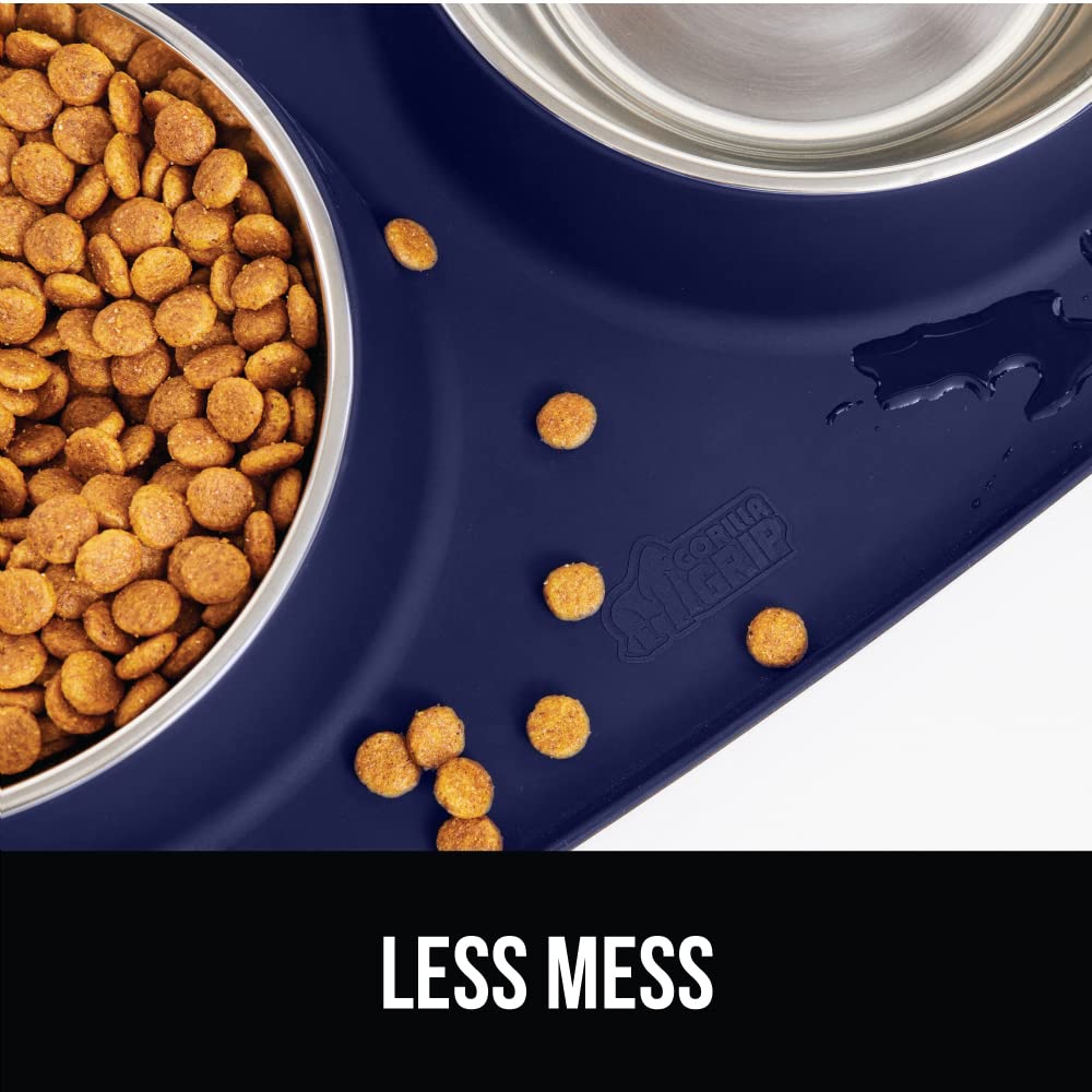 GORILLA GRIP bowls stainless steel 2 cup ideal for medium meals.