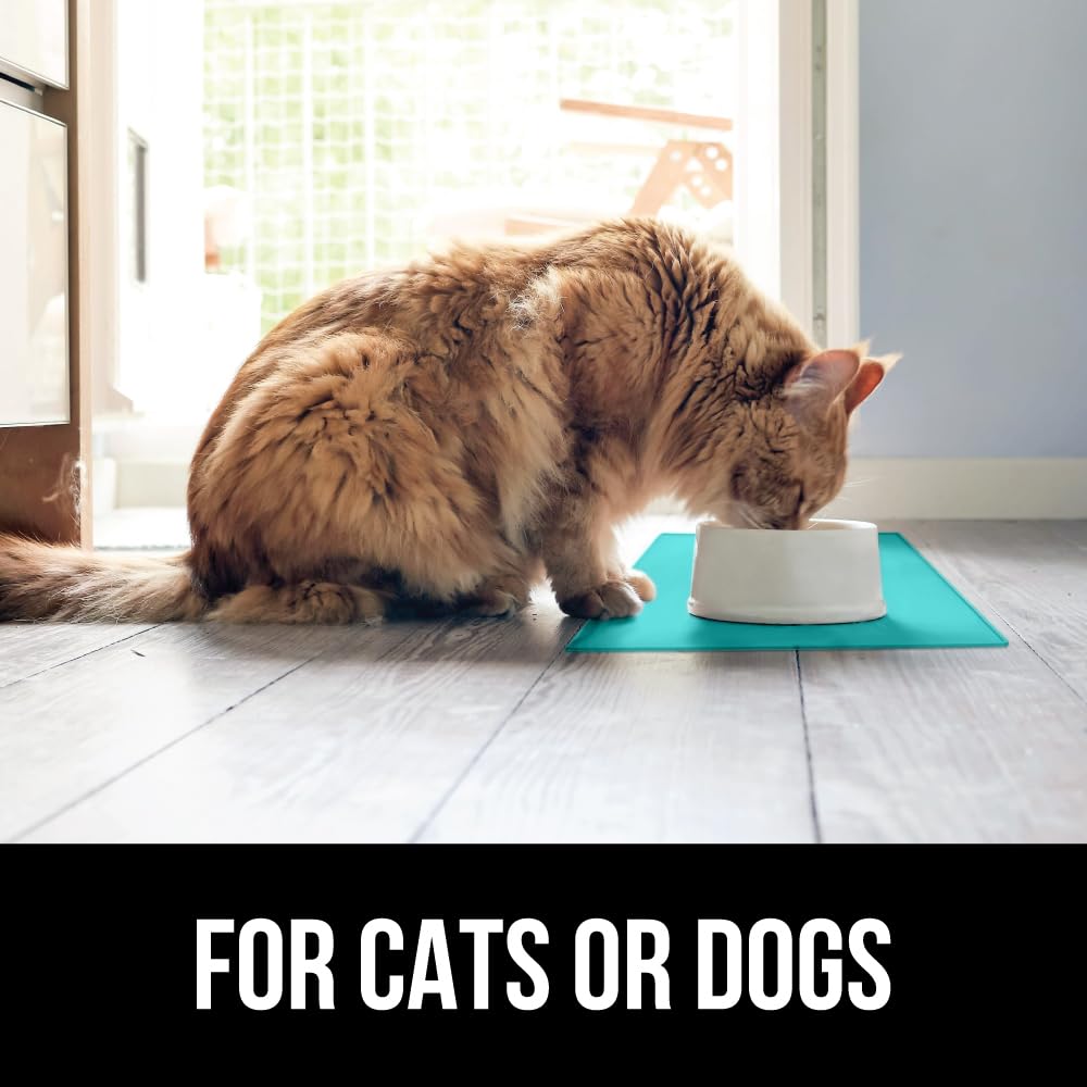 Gorilla Grip BPA-free silicone mat is safe for homes with pets.