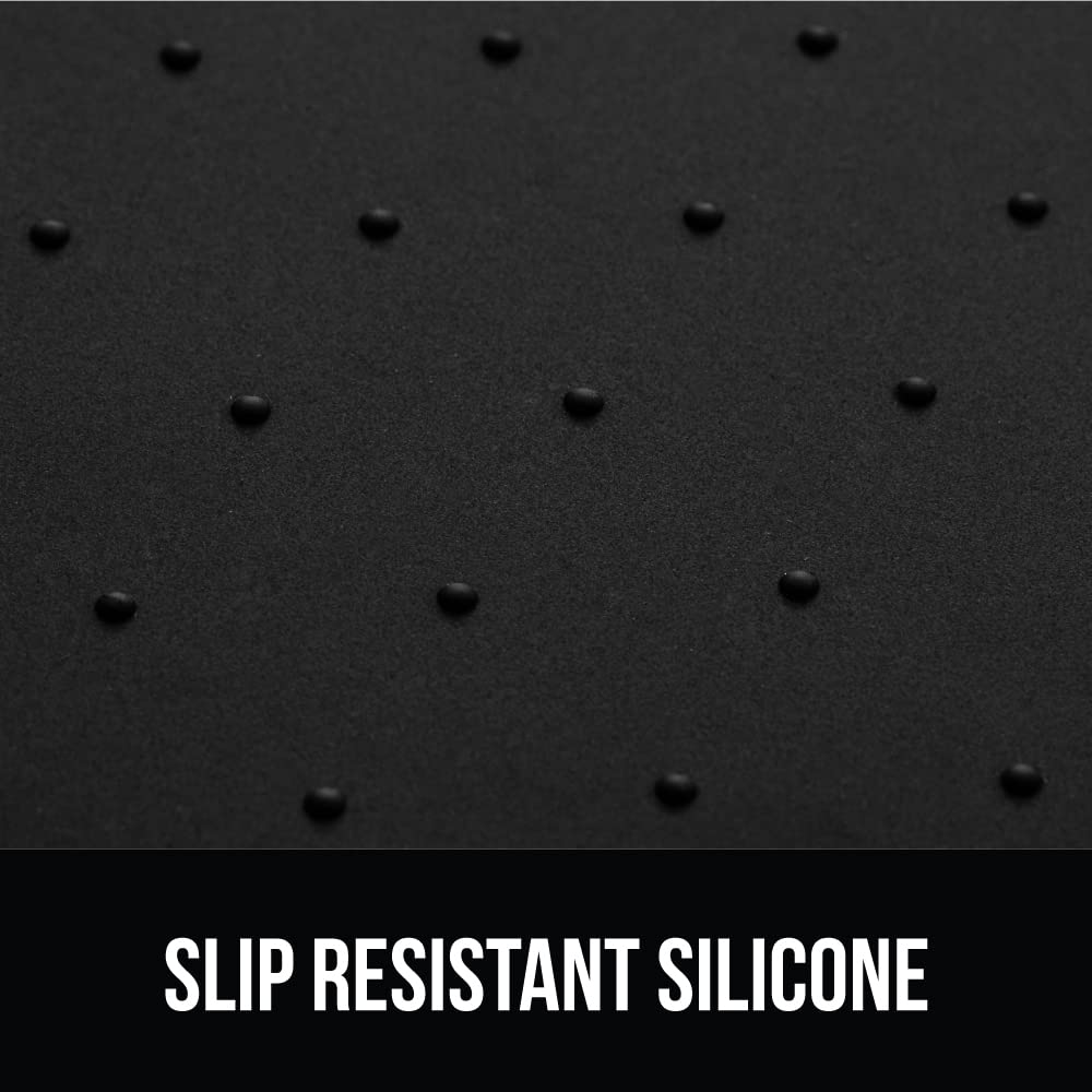 Gorilla Grip BPA-free silicone mat safe for everyday use.