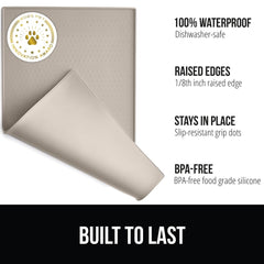 Gorilla Grip BPA-free silicone surface highlighted for durable, food-safe home use.