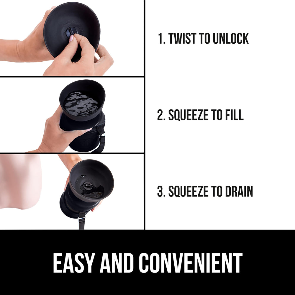 GORILLA GRIP BPA-free silicone components for safe pet hydration