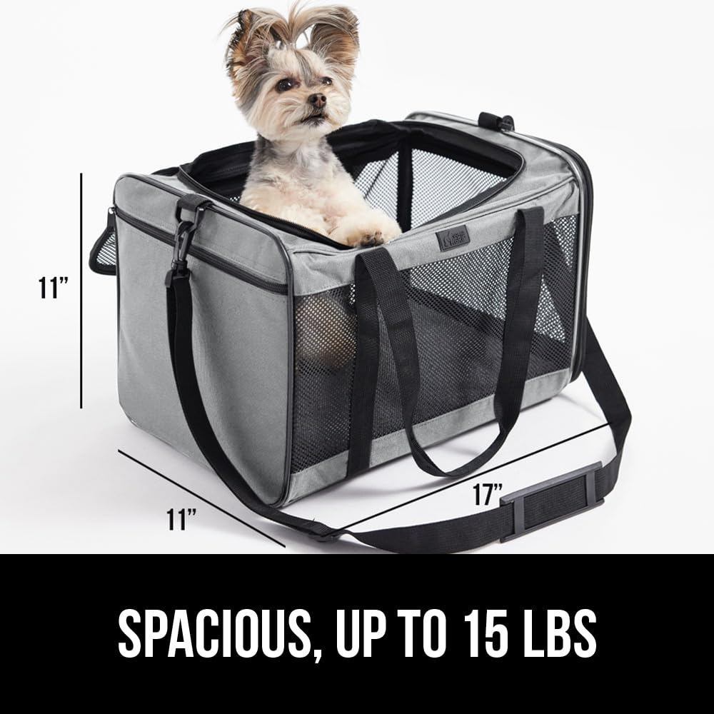 Gorilla Grip cat carrier breathable-mesh promotes airflow and pet visibility