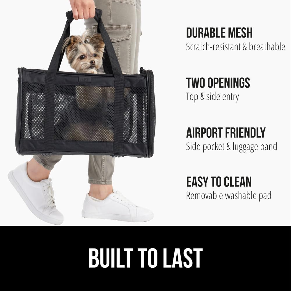 GORILLA GRIP cat carrier side-entry view for quick loading on trips.