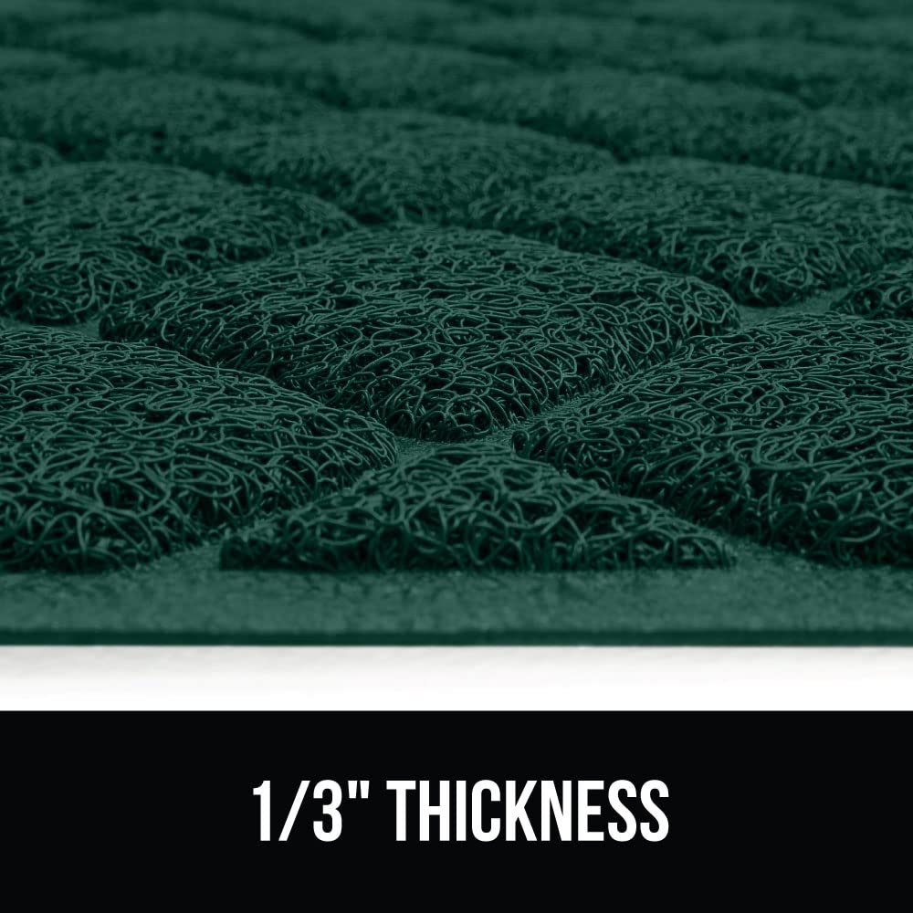 GORILLA GRIP dark green color matches modern litter areas.