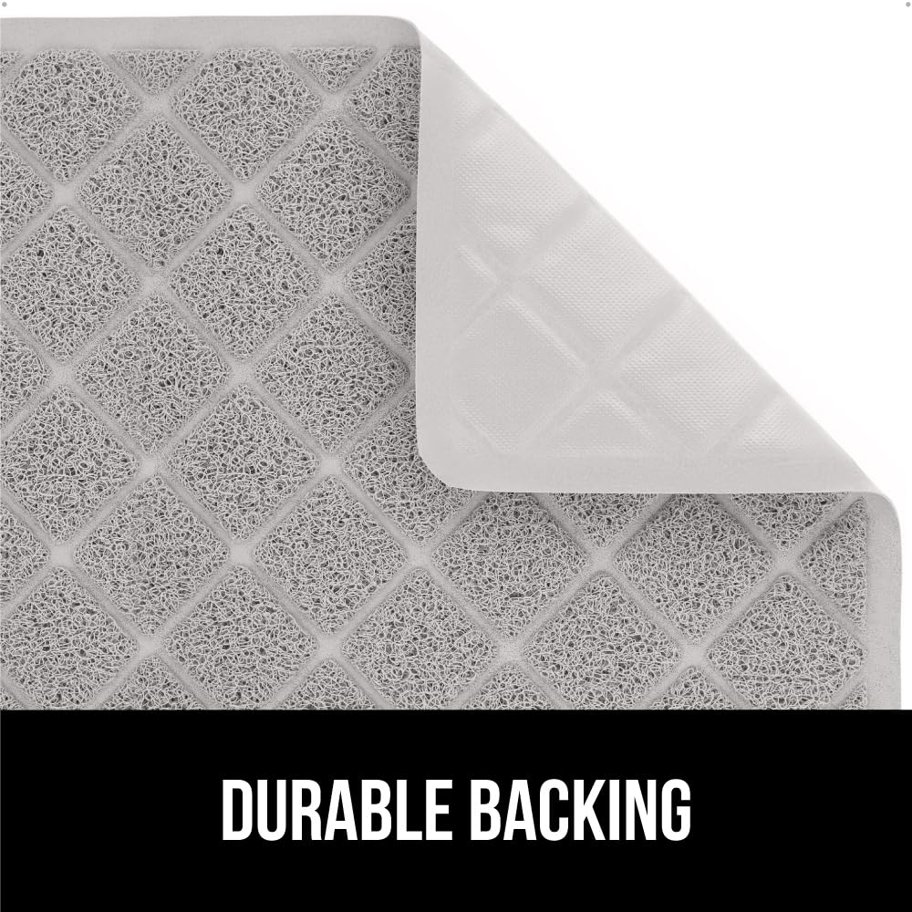 GORILLA GRIP mat uses water-resistant materials to protect floors