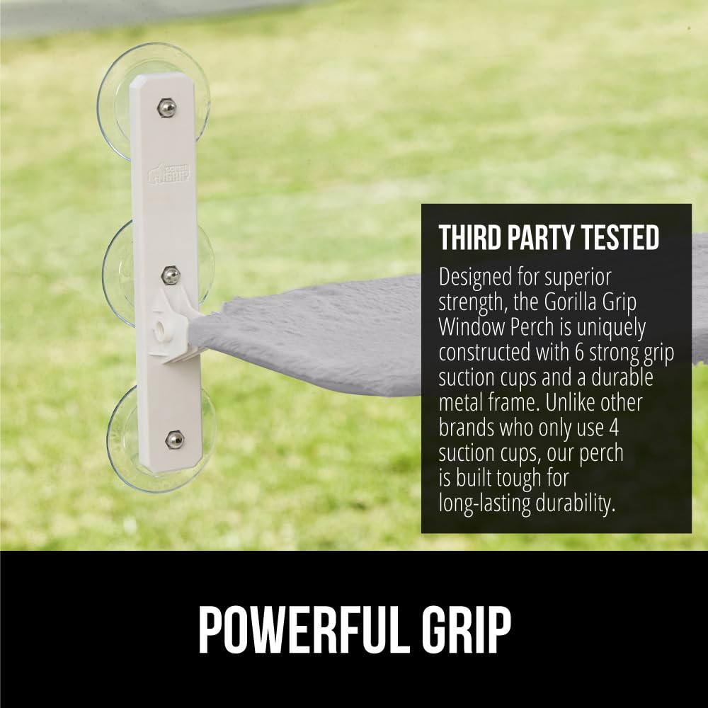 GORILLA GRIP reversible sherpa cover provides all-season warmth and breathability.