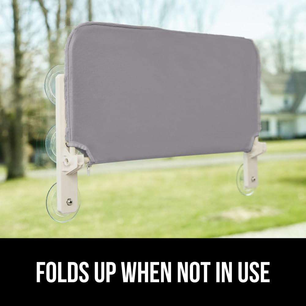 GORILLA GRIP cat window perch dimensions 25.9 x 12.9 x 12.9 inches.