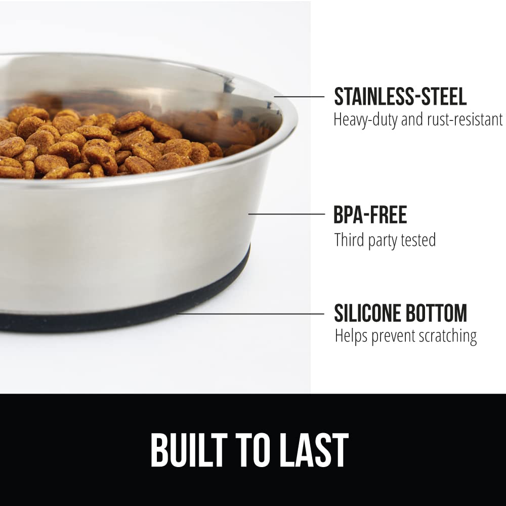 gorilla grip dishwasher-safe bowls simplify cleanup after meals.