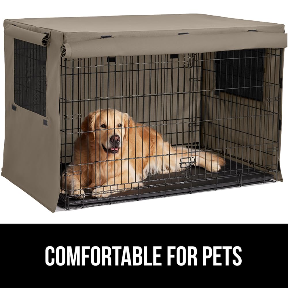 Gorilla Grip 48-inch crate cover; compatible with popular brands for a snug fit.