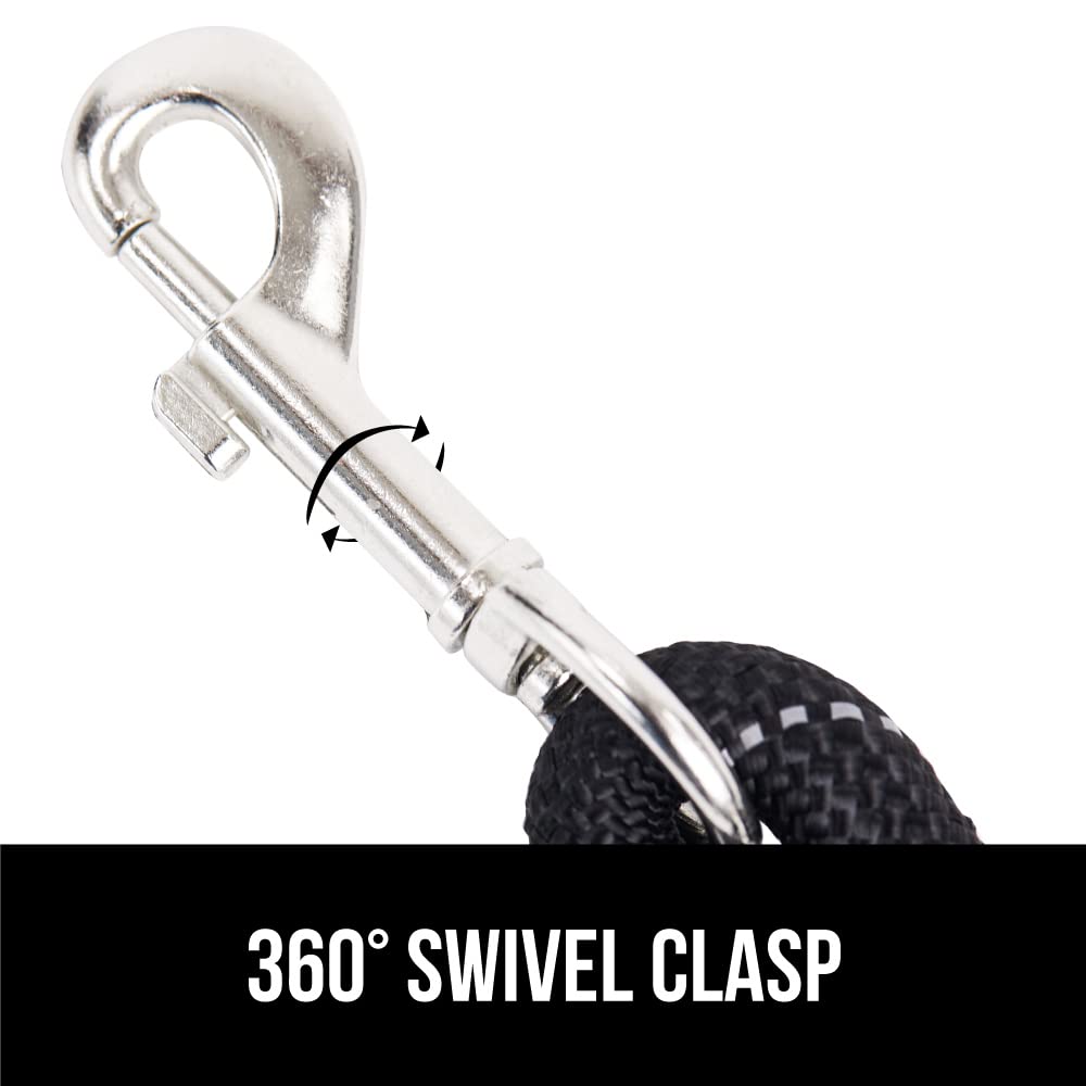 GORILLA GRIP dog leash available in sizes for all breeds and weights.